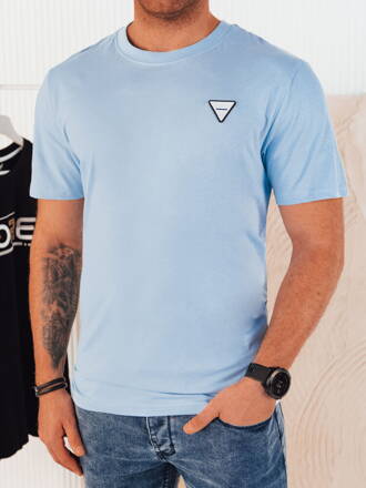 Základné pánske tričko modré Dstreet RX5447